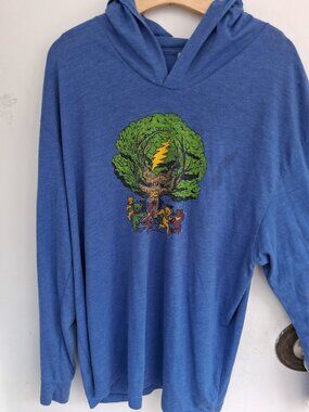 Grateful Dead Hoodie 2XL Pullover Long Sleev Hoodie Tee Dancing Bears Excellent